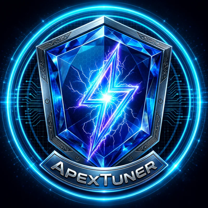 ApexTuner lightning shield emblem
